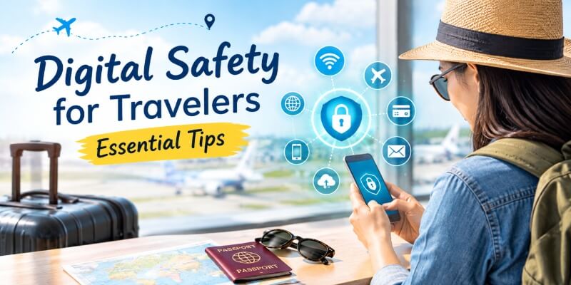 Digital Safety for Travelers - 7 Essential Tips Digital Safety for Travelers