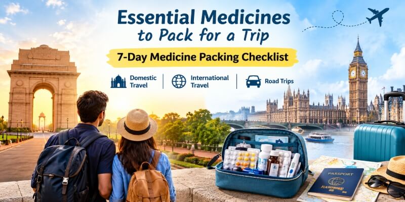 Essential Medicines to Pack for a Trip: 3 Smart Lists Essential Medicines to Pack for a Trip